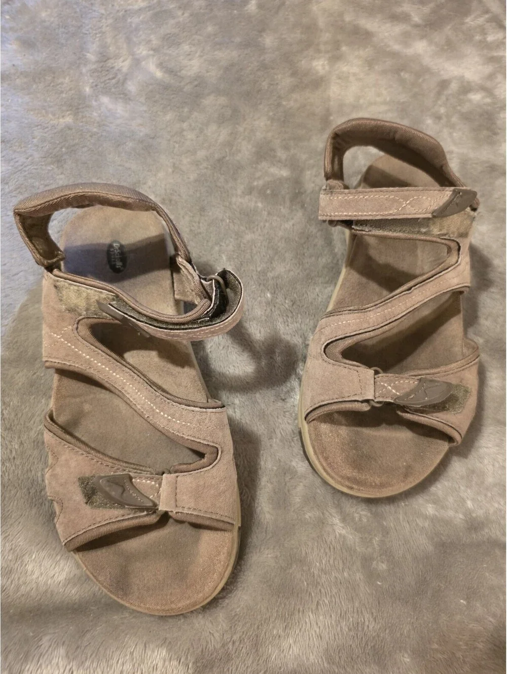 Dr. Scholl's Shoes Men's Gus Sandal 10 Brown